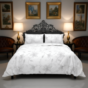 Black and White Bedsheet Cover