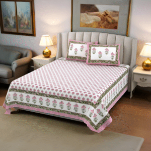 Pink Blossom Bloom Bedsheet