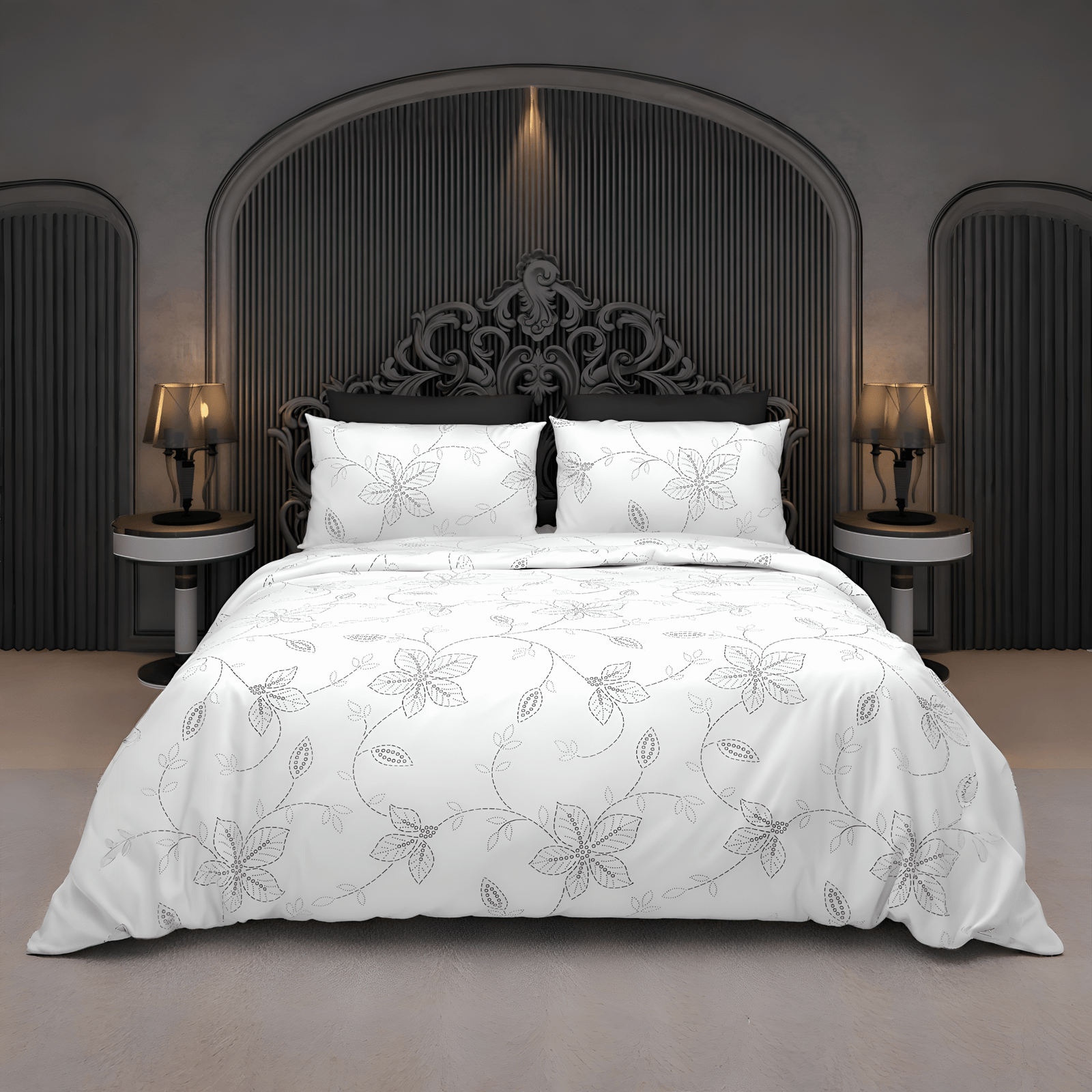 Black and White Bedsheet