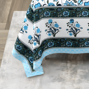 Blue Breeze Bedsheet Design