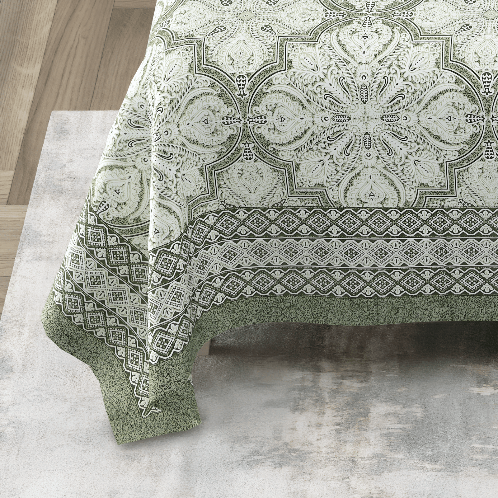 Olive Charm Bedsheer Design