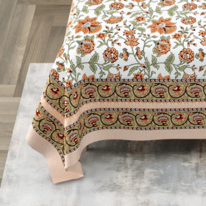 Zafran Garden Bedsheet Design