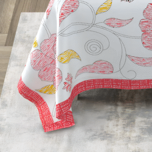 Sunburst Bloom Bedsheet Design