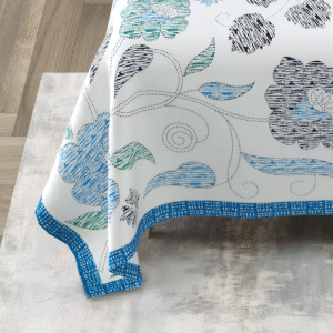 Blue Heaven Bedsheet Design