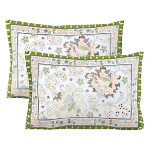 Olive Bloom Bedsheet Pillow