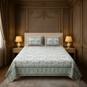 Amber Green Garden Bedsheet