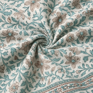 Amber Green Garden Bedsheet 1